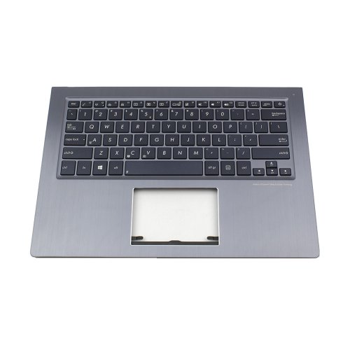 Carcasa superioara Asus UX302 UX302L UX302LA UX302LG, Neagra, Cu Rama Gri, Cu iluminare, US/UK