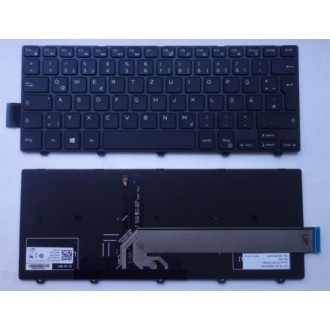 Πληκτρολόγιο Dell Inspiron 14-3000 5447 5442 5445 7447, Μαύρο με Backlit, US/UK