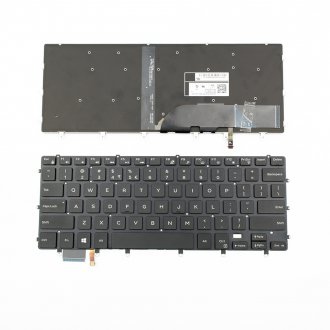 Πληκτρολόγιο Dell XPS 13 9343 9350 9360, Μαύρο με Backlit, US