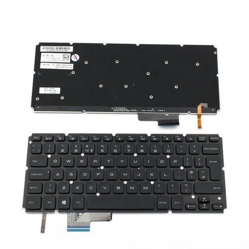 Πληκτρολόγιο Dell XPS L421X L521X, Μαύρο με Backlit, UK