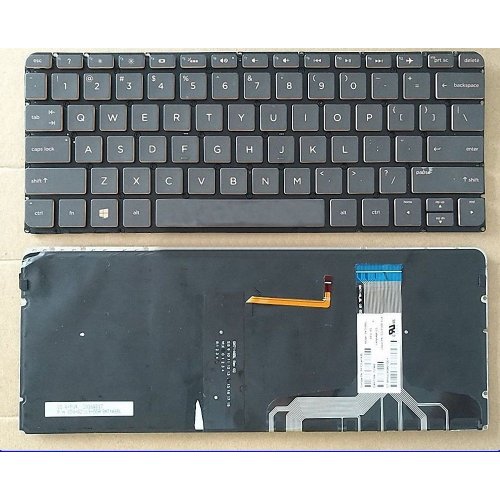 Tastatura HP 13-V001XX 13-V011DX 13-V021NR, Bronz, Fara Rama, Cu iluminare, US