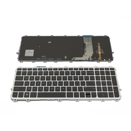 Πληκτρολόγιο HP Envy 15-j Series, Μαύρο Ασήμι με Backlit, US/UK ( +BG Print)