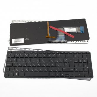 Tastatura HP Envy 15-K000 Pavilion 15-P000, Neagra, Fara Rama, Cu iluminare, UK (+BG Print)