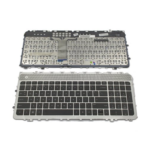 Πληκτρολόγιο HP Envy 17-3000 17-3200 17t-3000 17t-3200, Μαύρο Ασήμι με Backlit, US/UK