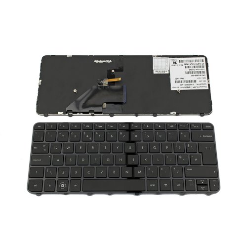 Πληκτρολόγιο HP Folio 13 13-1000 13-2000, Μαύρο Glossy με Backlit, US/UK