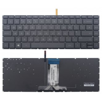 Tastatura HP Pavilion 14-ab, Neagra, Fara Rama, Cu iluminare, UK