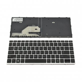 Tastatura HP ProBook 430 G5 440 G5 445 G5 640 G5, Neagra, Cu Rama Arginitie, US/UK (+BG Print)