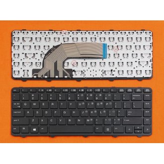 Tastatura HP ProBook 440 G0 440 G1 445 G1 440 G2 445 G2 430 G2, Neagra, Cu Rama Neagra, US/UK