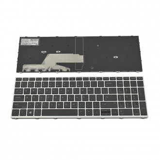 Tastatura HP ProBook 450 G5 455 G5 470 G5, Neagra, Cu Rama Arginitie, US/UK