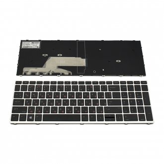 Tastatura HP ProBook 450 G5 455 G5 470 G5, Neagra, Cu Rama Arginitie, US/UK (+BG Print)