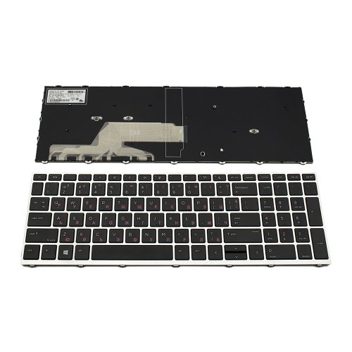 Tastatura HP ProBook 450 G5 455 G5 470 G5, Neagra, Cu Rama Arginitie, US/UK (+BG Print)