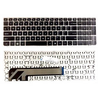 Tastatura HP ProBook 4535S 4530S 4730S, Neagra, Cu Rama Arginitie, US/UK