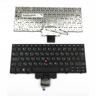 Πληκτρολόγιο Lenovo ThinkPad Edge E10, Μαύρο, με Pointing Stick, Original, US/UK ( +BG Print)