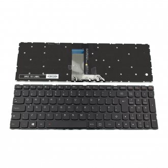 Tastatura Lenovo IdeaPad 700-15 700-15ISK, Neagra, Fara Rama, Cu iluminare, UK