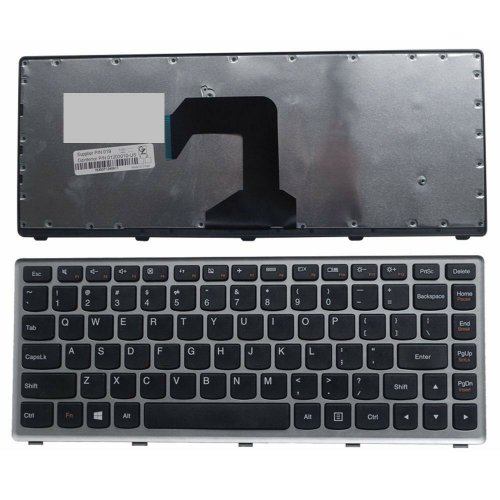 Tastatura Lenovo IdeaPad S400, Neagra, Cu Rama Arginitie, US/UK
