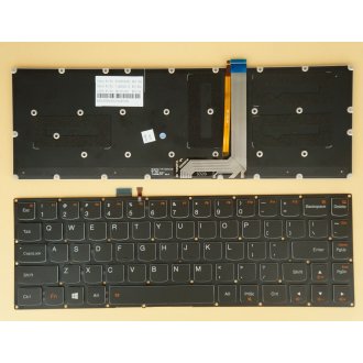 Tastatura Lenovo IdeaPad Yoga 3 Pro 1370, Neagra, Fara Rama, Cu iluminare, US