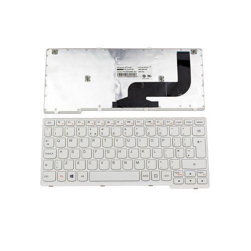 Tastatura Lenovo S210T, Alba, Cu Rama Alba, US/UK