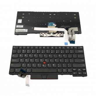 Tastatura Lenovo ThinkPad E480 L480 L380, Neagra, Cu Rama Neagra, US/UK