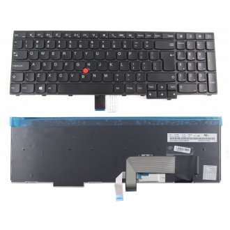Tastatura Lenovo ThinkPad E531 E540 T540 T540p T560 W540, Neagra, Cu Rama Neagra, 6 Suruburi, Originala, US/UK (+BG Print)