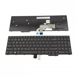 Tastatura Lenovo ThinkPad Edge E570 E575, Neagra, Cu Rama Neagra, Cu iluminare, US/UK