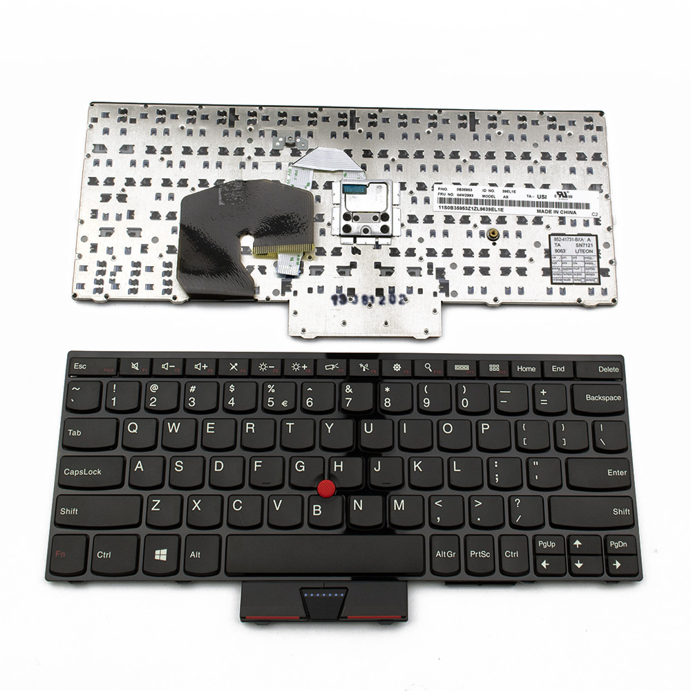 Thinkpad Style Pointer Stick Module Клавиатура за лаптоп Lenovo ThinkPad S230U Black Frame Black With ...
