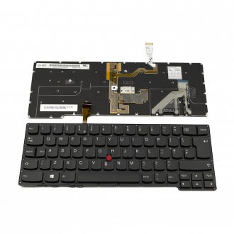 Πληκτρολόγιο Lenovo ThinkPad X1 Carbon Gen 2, 2nd Gen Μαύρο με Backlit, UK