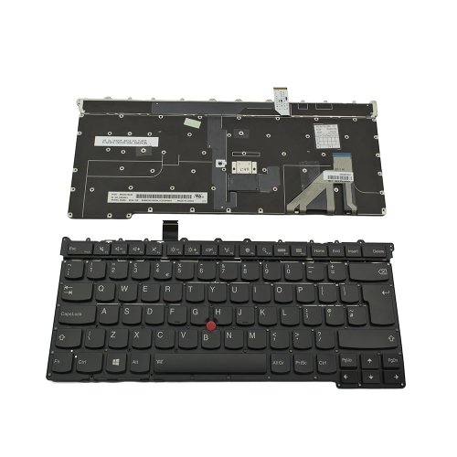Πληκτρολόγιο Lenovo ThinkPad X1 Carbon Gen 3, 3th Gen Μαύρο,με Pointing Stick με Backlit, UK