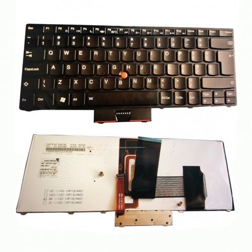Πληκτρολόγιο Lenovo ThinkPad X1 Hybrid, Μαύρο με Backlit, US/UK