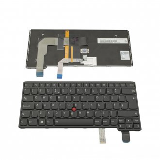 Tastatura Lenovo ThinkPad Yoga 14 - 3 Screws, Neagra, Cu Rama Neagra, Cu iluminare, US/UK