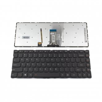Tastatura Lenovo Yoga 500-14IHW, Neagra, Fara Rama, Cu iluminare, US
