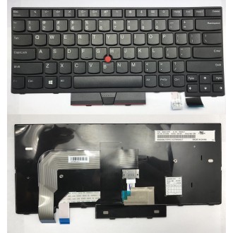 Tastatura Lenovo ThinkPad T470 T480, Neagra, Cu Rama Neagra, Dual Pointing, US/UK (+BG Print)