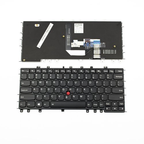 Tastatura Lenovo ThinkPad Yoga S1 S240, Neagra, Cu Rama Neagra, Cu iluminare, US/UK (+BG Print)