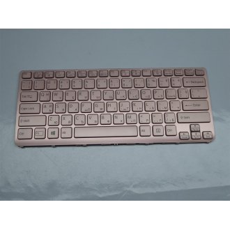 Πληκτρολόγιο Sony Vaio SVE14A, Ροζ Ροζ με Backlit, US/UK ( +BG Print)