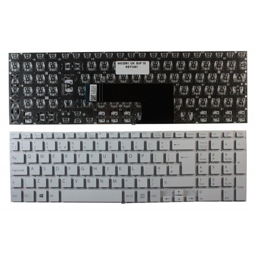 Tastatura Sony Vaio SVF15, Alba, Fara Rama, UK