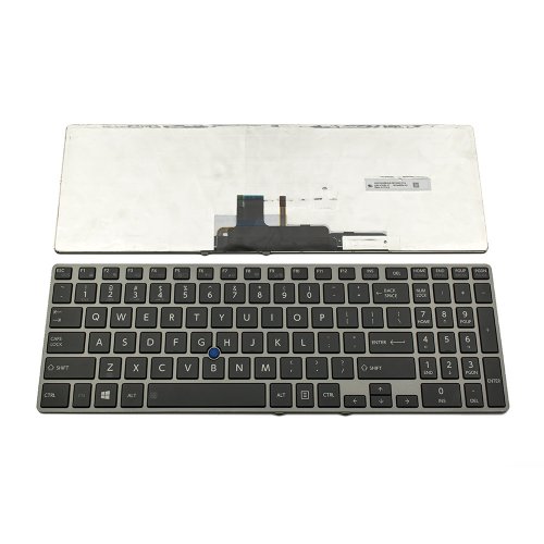Πληκτρολόγιο Toshiba Z50, Γκρί με Backlit, US/UK