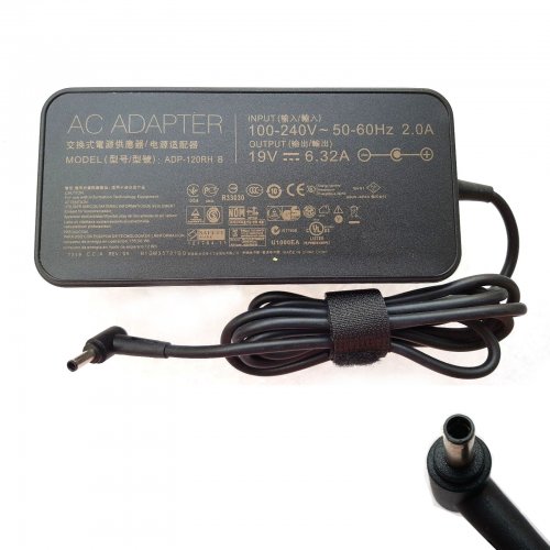 Γνήσιος φορτιστής φορητού υπολογιστή Asus - 19V 6.32A 120W (4.5x3.0x0.7)