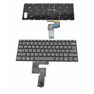 Tastatura Lenovo IdeaPad 330-14IKB, Gri, Fara Rama, US (+BG Print)