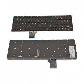 Tastatura Lenovo IdeaPad Y50-70 Y50-70AM, Neagra, Fara Rama, Cu iluminare, UK
