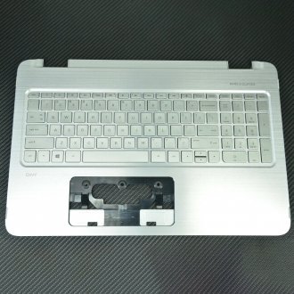 Горен корпус (Upper Cover - Palmrest) за HP ENVY 15-U Сребрист с Клавиатура / Silver With Keyboard