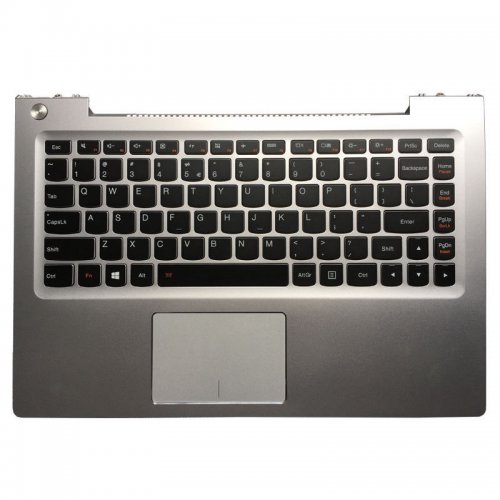 Palmrest Με Πληκτρολόγιο Lenovo U330 U330P - Ασήμι Με TouchPad