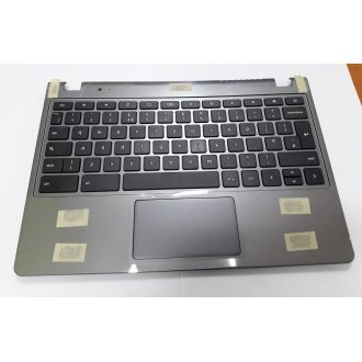 Cover C με Πληκτρολόγιο Acer ChromeBook C720 C720P, Μαύρο, US/UK