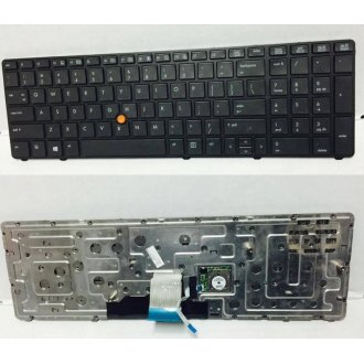 Πληκτρολόγιο HP EliteBook 8770W, Μαύρο με Backlit, US/UK