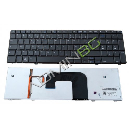 Πληκτρολόγιο Dell Vostro 3700, Μαύρο με Backlit, US/UK