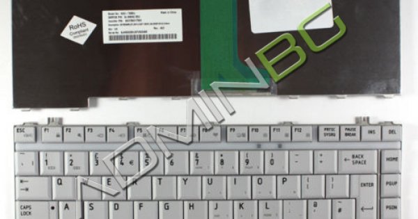 Tasti Sostituivi Argento Per Toshiba Satellite A200 A205 P200 – Ricambio Singolo