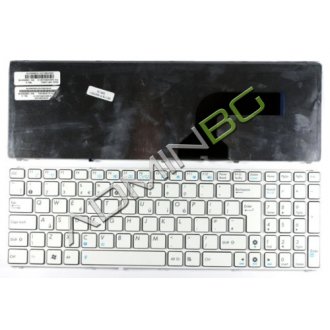 Tastatura Asus N60 N61 N70 N71 K53, Alba, Cu Rama Alba, US/UK