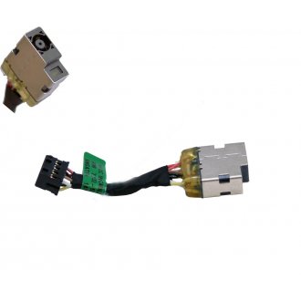 Mufa alimentare HP 15-NO20TX HP Envy 15-3000 series cu cablu (4.5x3.0x0.7mm) Albastru Tip 3.5cm (PJ630)