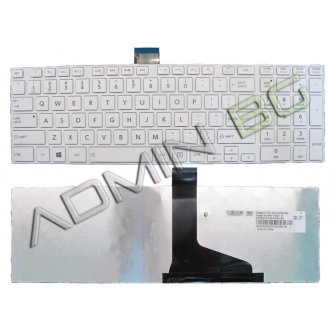 Tastatura Toshiba Satellite C850 C855 C850D L850 L850D, Alba, Cu Rama Alba, US/UK