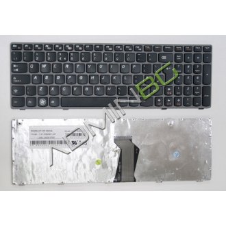 Tastatura Lenovo IdeaPad G570 G575 Z560 Z565, Neagra, Cu Rama Gri, US/UK