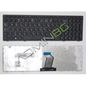 Tastatura Lenovo IdeaPad G580 G585, Neagra, Cu Rama Violet, US/UK (+BG Print)