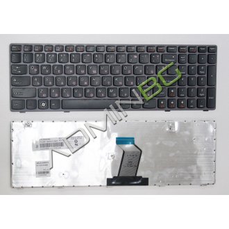 Tastatura Lenovo IdeaPad Z580 V580 G580, Neagra, Cu Rama Neagra, US/UK (+BG Print)